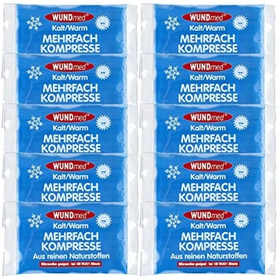 Abbildung von Wundmed wiederverwendbare Kalt /Warmkompressen, 10 Stück, 8,5 x 13 cm