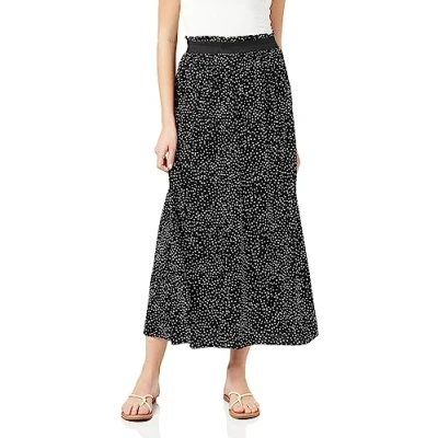 Abbildung von ONLY Onlvenedig LIFE LONG Skirt Maxirock black, Damen, Größe: Medium, Black