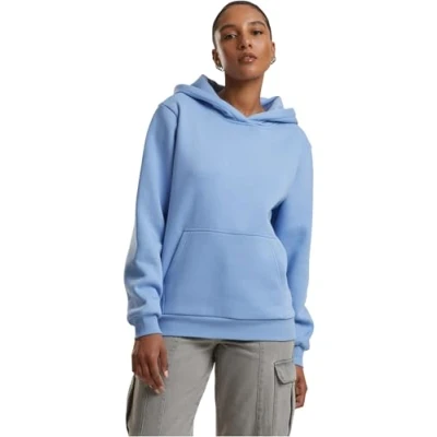 Abbildung von Urban Classics Fluffy Kapuzenpullover, Damen, Größe: 5XL, Powderblue