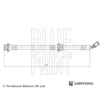 Abbildung von BLUE PRINT ADBP530042 Bremsschläuche Vorderachse links 625
