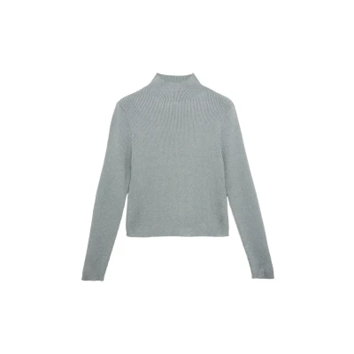 Abbildung von s.Oliver MIT Effekt UND Stehkragen Strickpullover für Kinder, Größe: 146/152, Blassblau