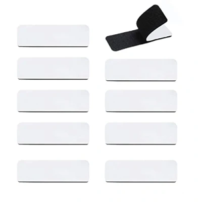 Abbildung von Klettband,Klettband schwarz,Klettband selbstklebend extra stark,Klettverschluss für stoff,Wand,Boden,Metall,Kunststoff etc(10 * 3cm,10Paar)