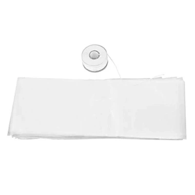 Abbildung von Zerone 50 STÜCKE Wasserlösliche Karpfenangeln PVA Köder Beutel + 1 20 mt Geflochtene Schnur Mesh Refill Stocking Boilie