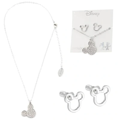 Abbildung von Disney Lilo und Stitch Schmuckset, Mickey &amp; Minnie Mouse Armband Halsband Schmuckkästchen Mädchen Geschenke (Gold Baby Yoda)