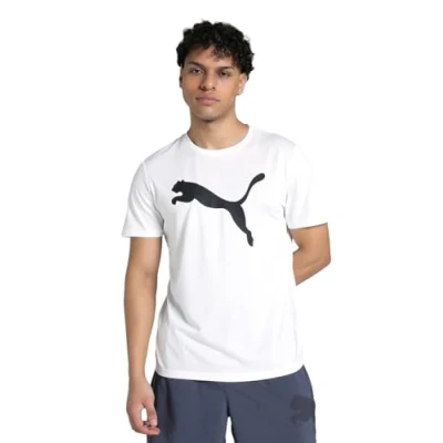 Abbildung von PUMA Unisex M TAD Essentials Solid Cat Tee (CF Big cat) T Shirts, White,
