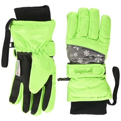 Abbildung von Finger Handschuh Schneeflocken