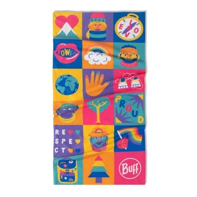 Abbildung von BUFF® Schlauchschal CoolNet UV® Männlich Weiblich Erwachsene Flexibel, UPF50 Schutz, leicht, dehnbar, recyceltes Material, Sport, Sommer, Einheitsgröße, Multi