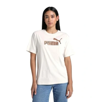 Abbildung von Puma Graphic Animal Relaxed TEE Tshirt print, Damen, Größe: XS, Alpine snow