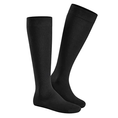 Abbildung von HUDSON Herren Relax Cotton wärmend Kniestrümpfe, Black, 43/44