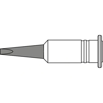 Abbildung von Ersa Lötspitze gerade meißelförmig vernickelt 2,4 mm 0G132KN