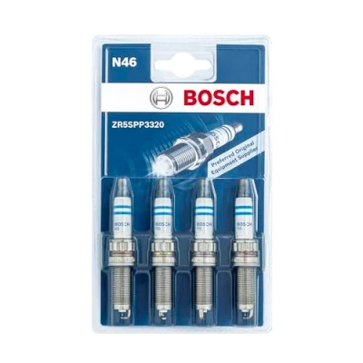 Abbildung von Bosch ZR5SPP3320 (N46) Zündkerzen Double Platinum 4er Set