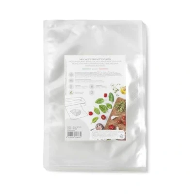 Abbildung von Magic Vac, 50 Vakuumbeutel 20x30, Ideal für Gefrierschrank, Kühlschrank, Auftauen in der Mikrowelle, Kochen, Vakuumgaren im Ofen oder Dampfgarer, Ohne Etikett, Zertifiziert, Made Italy