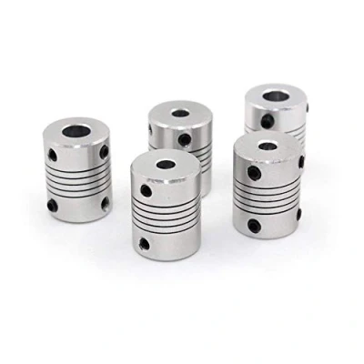 Abbildung von ICQUANZX 5PCS Flexible Kupplungen 5mm bis 8mm NEMA 17 Wellenkupplung für RepRap 3D Drucker Prusa i3 oder CNC Maschine