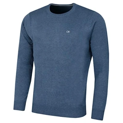 Abbildung von Calvin Klein Herren mit Rundhalsausschnitt Sweater Denim Marl XXXL