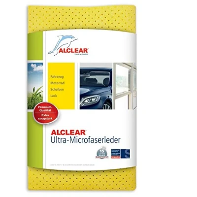 Abbildung von ALCLEAR 950015 Mikrofaser Ledertuch, 40 x 45 cm, Gelb
