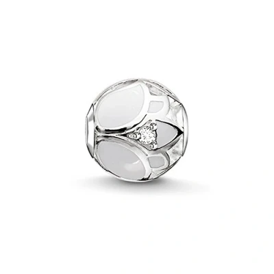 Abbildung von Thomas Sabo Damen Bead Lotusblüte Karma Beads 925 Sterling Silber K0205 041 14