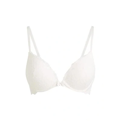 Abbildung von Hunkemöller Vorgeformter Push up Bügel BH Marine Snow White 70A