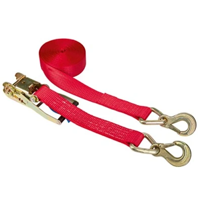 Abbildung von Kerbl 37179 Ratschenzurrgurt Ösenhaken, 2 teilig, 50 mm / 8 m, 5000 kg, rot