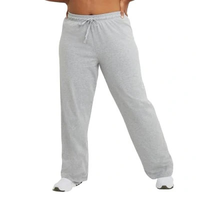 Abbildung von Champion, Leichte Lounge, Bequeme Jersey Hose für Damen, 80 cm (Plus), Oxford Grau, X Groß