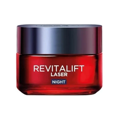 Abbildung von L&#039;Oréal Paris Revitalift Laser X3 Pflege Creme Nacht Anti Alterung Säure Hyaluron
