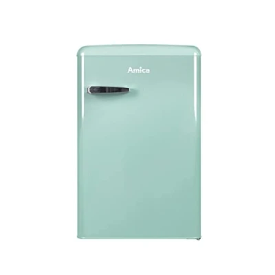 Abbildung von Amica VKS 15623 1 M Retro Vollraum Kühlschrank / Fresh Mint 88cm (H) x 55cm (B) 62cm (T) Design Mini