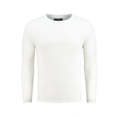 Abbildung von Key Largo MST Thomas Round NECK Strickpullover, Herren, Größe: Large, Offwhite