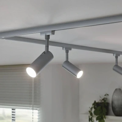 Abbildung von Paulmann Schienensystem Leuchten »URail Schienenspot Tubo Einzelspot 234lm 4,5W 4000K 230V Chrom matt«, (1 tlg.)