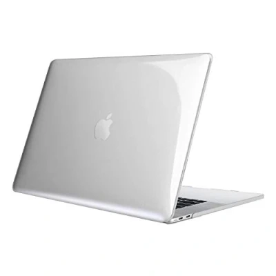 Abbildung von Fintie Hülle Kompatibel mit MacBook Pro 16 (2020 2019) A2141 Ultradünne Glatt Hartschale Schutzhülle Snap Case 16&quot; Touch Bar &amp; ID, Transparent Klar