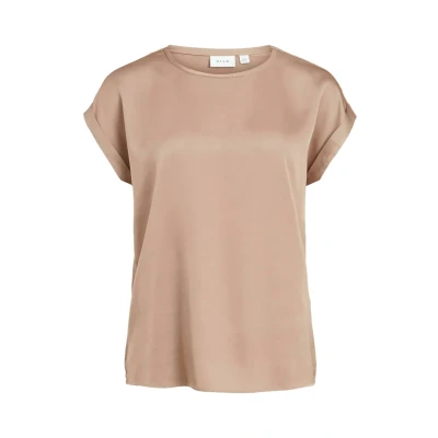 Abbildung von VILA Viellette Bluse, Damen, Größe: 40, Portabella