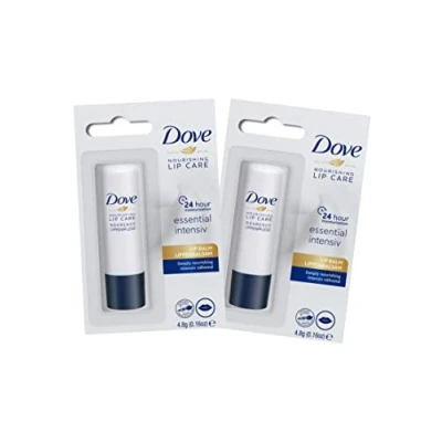 Abbildung von Lippen balsam Dove Nourishing Lipcare 4,8g Essential Intensiv Lippenpflege (2 Stück)
