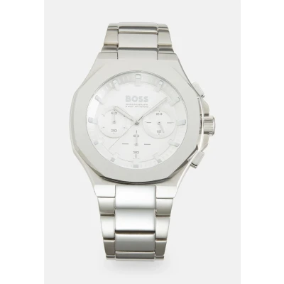 Abbildung von BOSS Chronograph silvercoloured, Herren, Größe: One Size, Silver coloured