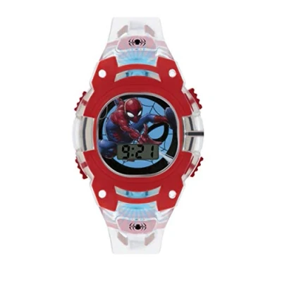 Abbildung von Spiderman Jungen Digital Uhr mit PU Armband SMH4000
