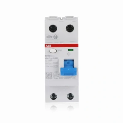 Abbildung von ABB F202A 40/0.03 2 Poliger Typ A FI Leistungsschalter, 40A