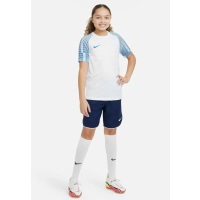 Abbildung von Nike Jungen Dri fit Academy Kurzarm Fußball Trikot, Weiß/Royal Blue/Royal Blue, XL EU