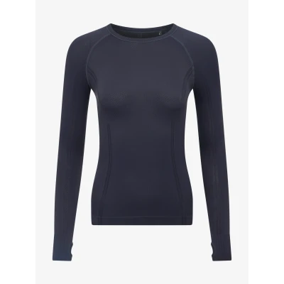 Abbildung von LeMieux Shirt Britney Seamless Lange Ärmel Dusk Blau 38 Agradi.deVerkauft von Agradi