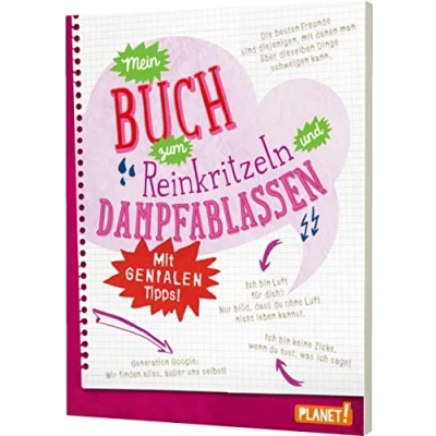 Abbildung von Mein Buch zum Reinkritzeln und Dampfablassen mit genialen Tipps: Erste Hilfe für Teenager