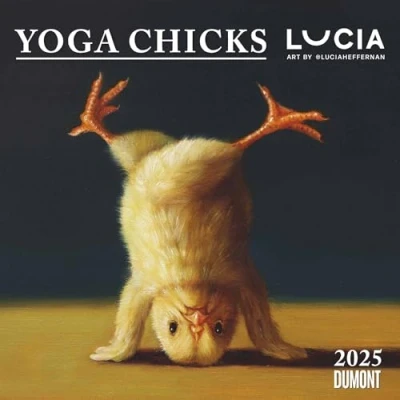 Abbildung von DUMONT Yoga Chicks: Lucia Heffernan 2025 Broschürenkalender, 30x30cm, Kalender mit urkomischen Chicks, Wandkalender Platz für notizen und niedlichen Abbildungen