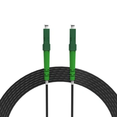 Abbildung von nexinex OS2 gepanzertes Glasfaserkabel LC/APC auf (75m) Patchkabel Simplex Singlemode FTTH Glasfaser LWL Lichtwellenleiter Kabel LC/LC