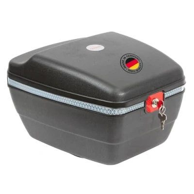 Abbildung von Westmark Fahrradkoffer für alle Gepäckträger, inkl. Befestigungsmaterialien, diebstahlsichere Befestigung, 14 Liter, Touring Tresor, 5430GE6S