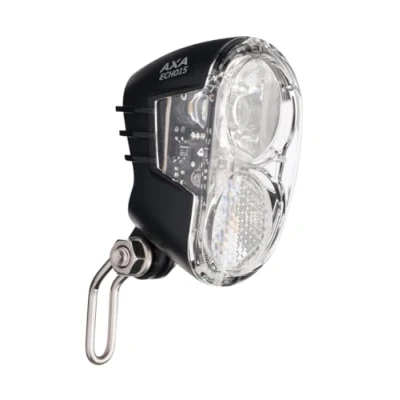 Abbildung von AXA 1X Vorderlampe Scheinwerfer Echo, schwarz, 10.5 x 4.5 5 cm