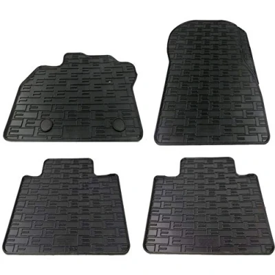 Abbildung von AutoStyle CK RRE01 Fußmattensatz Vollgummi vorne und hinten 4 schwarz