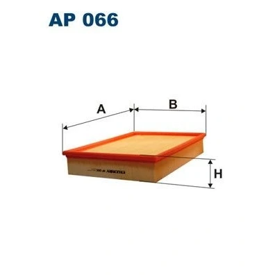 Abbildung von FILTRON AP 066 Luftfilter 57 242 335 Filtereinsatz VOLVO: 940 I Saloon, Estate, 960 Saloon
