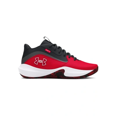 Abbildung von Under Armour Performance Lockdown Basketballschuh, Größe: 44.5, Red Leder/synthetik