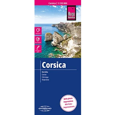Abbildung von Reise Know How Landkarte Korsika / Corsica (1:135.000): reiß und wasserfest (world mapping project)