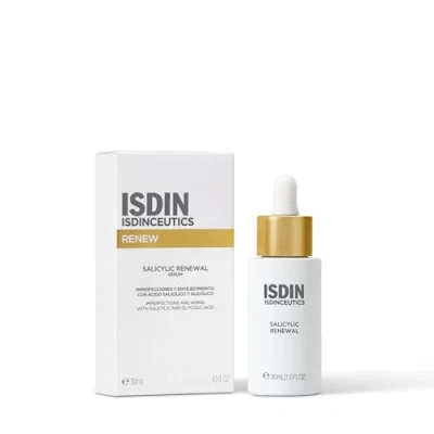 Abbildung von ISDIN ISDINCEUTICS Salicylic Renewal Gesichtsserum mit Salicylsäure, reduziert Unvollkommenheiten und Falten, Anti Aging, schnelle Absorption, leichte Textur, 30 ml