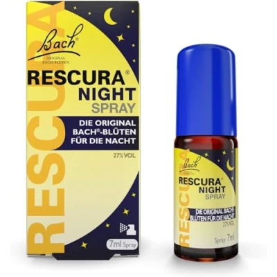 Abbildung von Original Bach RESCURA NIGHT Spray: (ehemals Rescue) Bachblüten Mischung + White Chestnut, 7ml