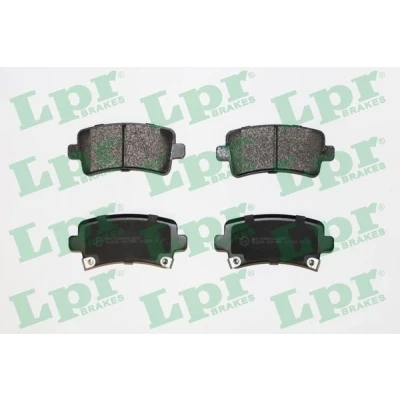 Abbildung von LPR 05P1584 Bremsbelagsatz OPEL: Insignia A Sports Tourer, Hatchback, Saloon, SAAB: 9 5 Saloon
