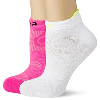 Abbildung von CMP Error:#N/A Ultraleichte Fitnesssocken Socken, Weiß Rosa Fluo, 39 42 EU