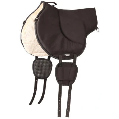 Abbildung von Harry&#039;s Horse Bareback Pad Faux Fur SchwarzVerkauft von Agradi