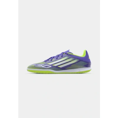 Abbildung von adidas Unisex F50 Club Indoor Football Boots Fußballschuhe, Purple Rush/FTWR White/Lucid Lemon, 40 2/3 EU